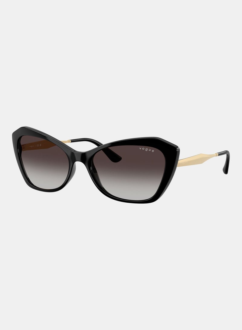 Vogue Full Rim Cat Eye Sunglasses 5626S, 56, W44, 8G - Image 2